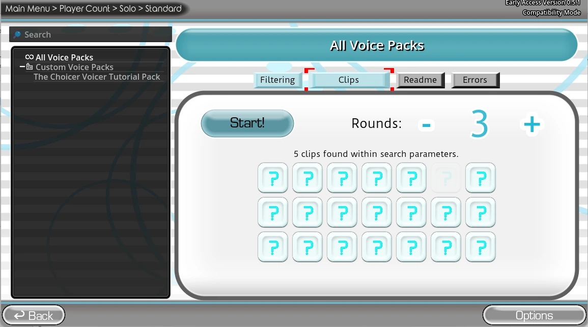 The Choicer Voicer how to play guide