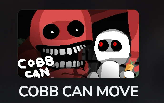 COBB CAN MOVE cover showing Cobb behind the small white player character
