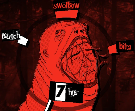 Death Spiral one-button horror roguelike logo cover