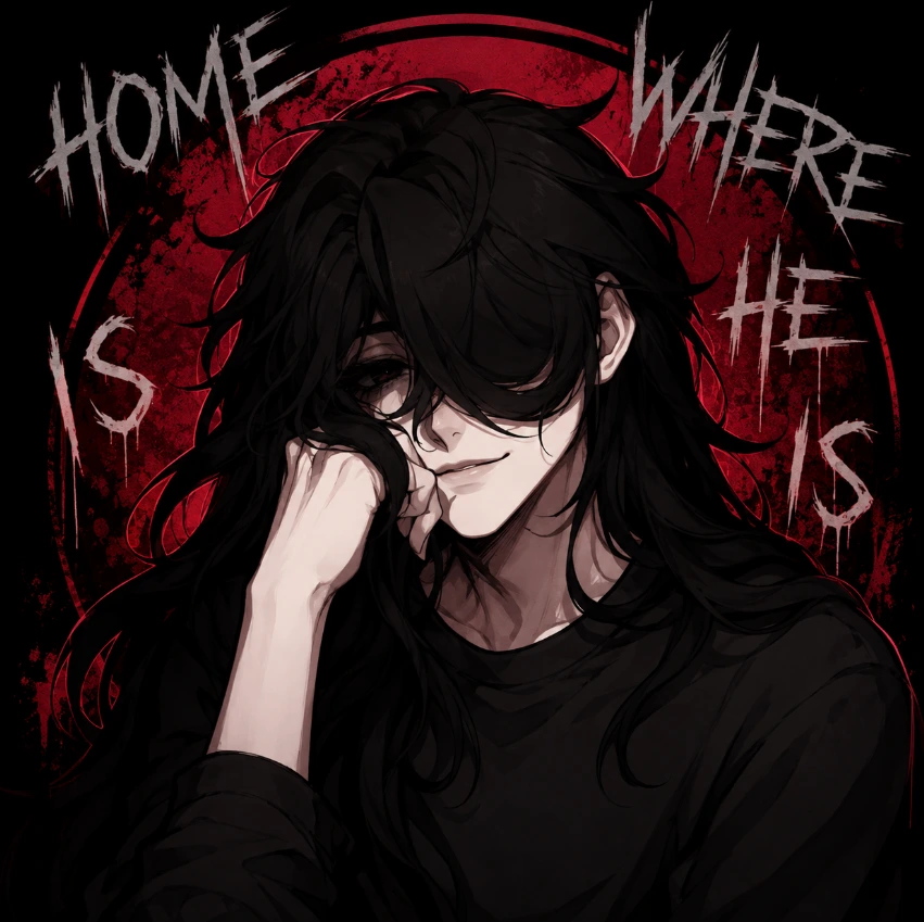 Home Is Where He Is logo and browser game launch cover