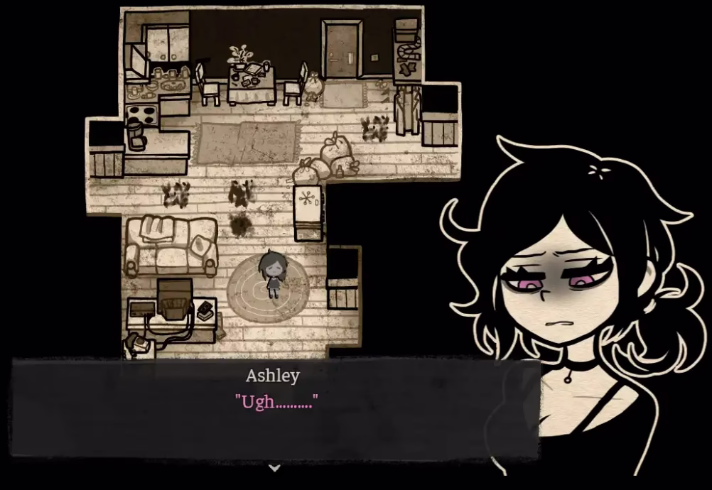 The Coffin of Andy and Leyley apartment exploration and Ashley dialogue scene