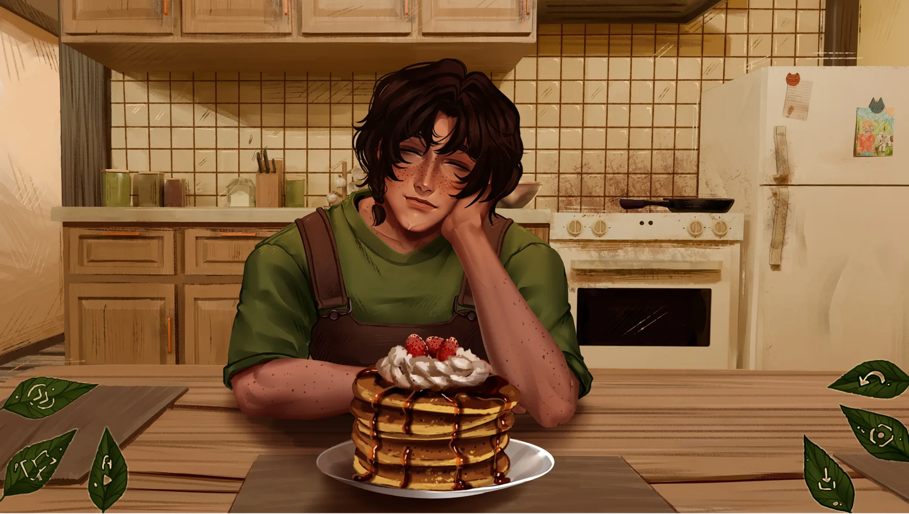 The False Sun visual novel decision screen with unsettling choices