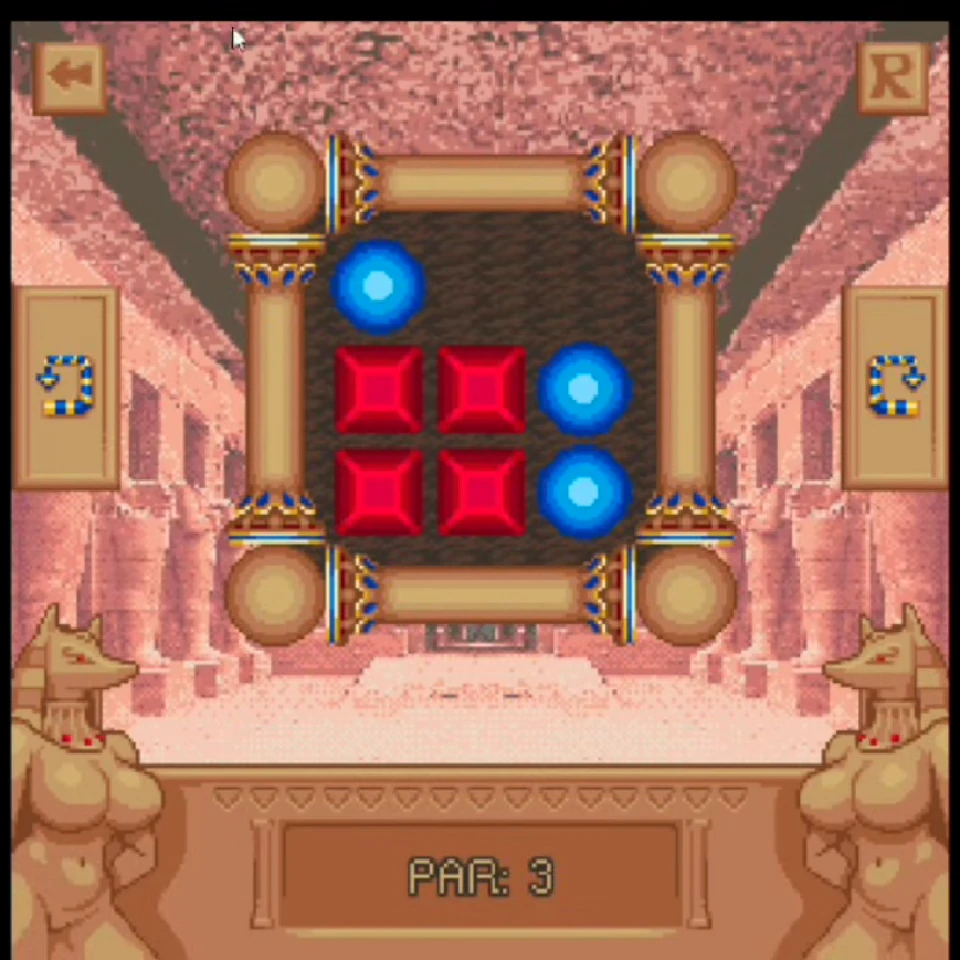 Temple of the Jackal Level 1 walkthrough board