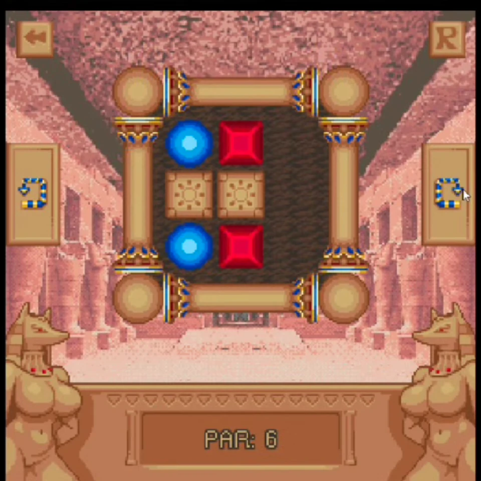 Temple of the Jackal Level 2 walkthrough board
