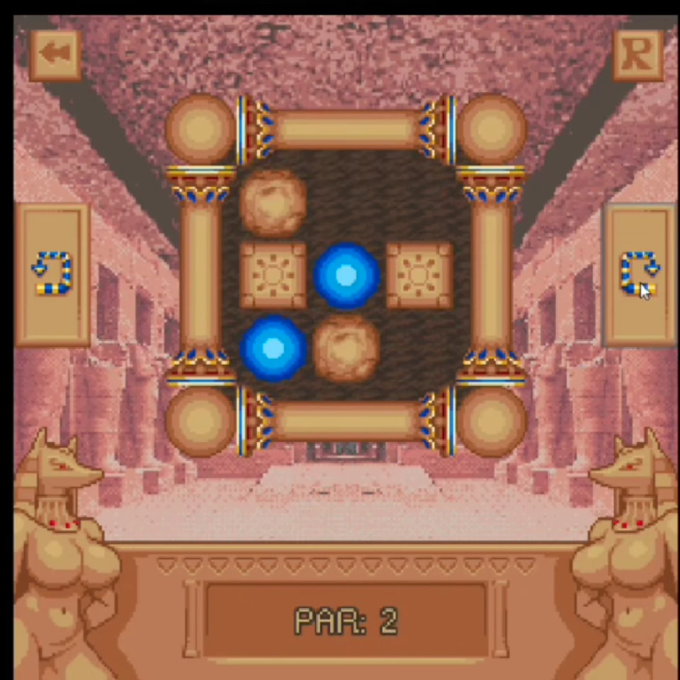Temple of the Jackal Level 4 walkthrough board
