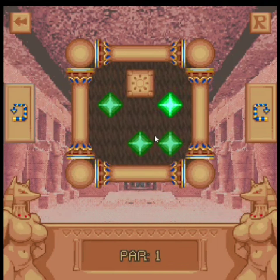 Temple of the Jackal Level 5 walkthrough board