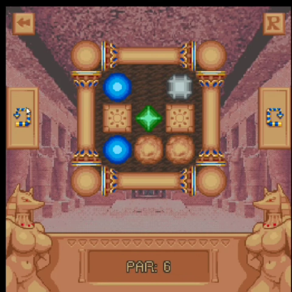 Temple of the Jackal Level 8 walkthrough board