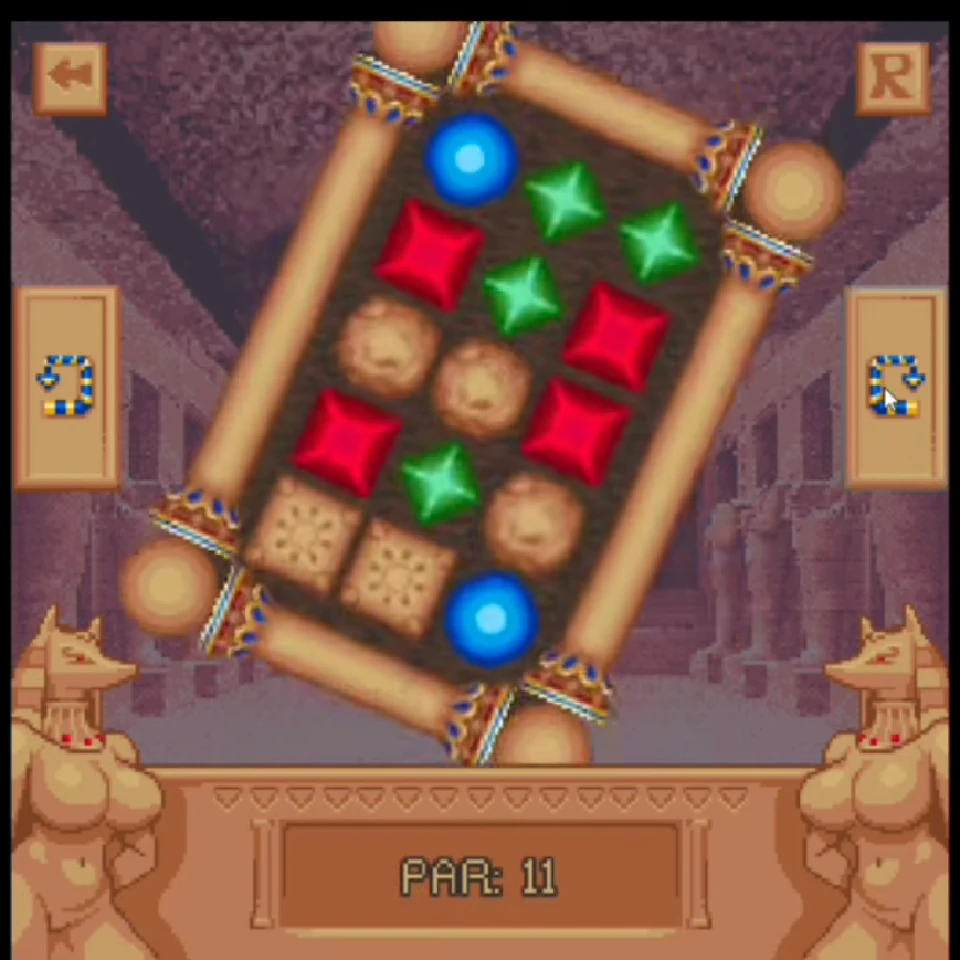Temple of the Jackal Level 12 walkthrough board