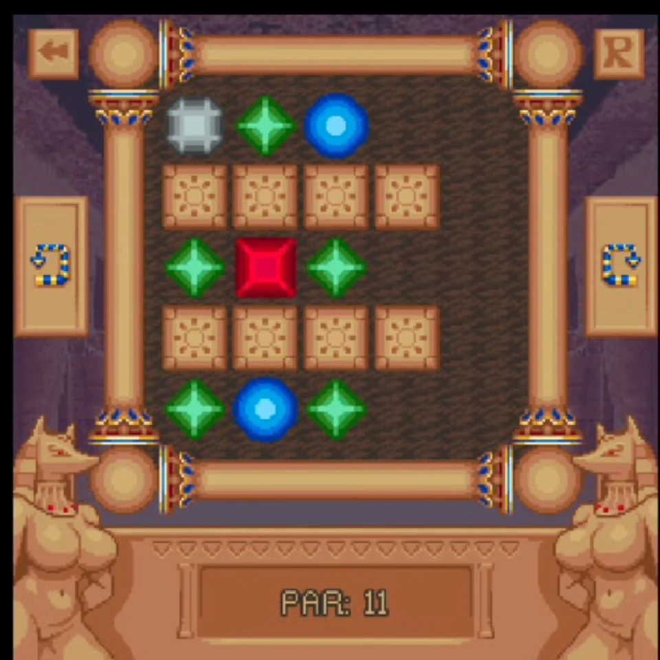 Temple of the Jackal Level 15 walkthrough board